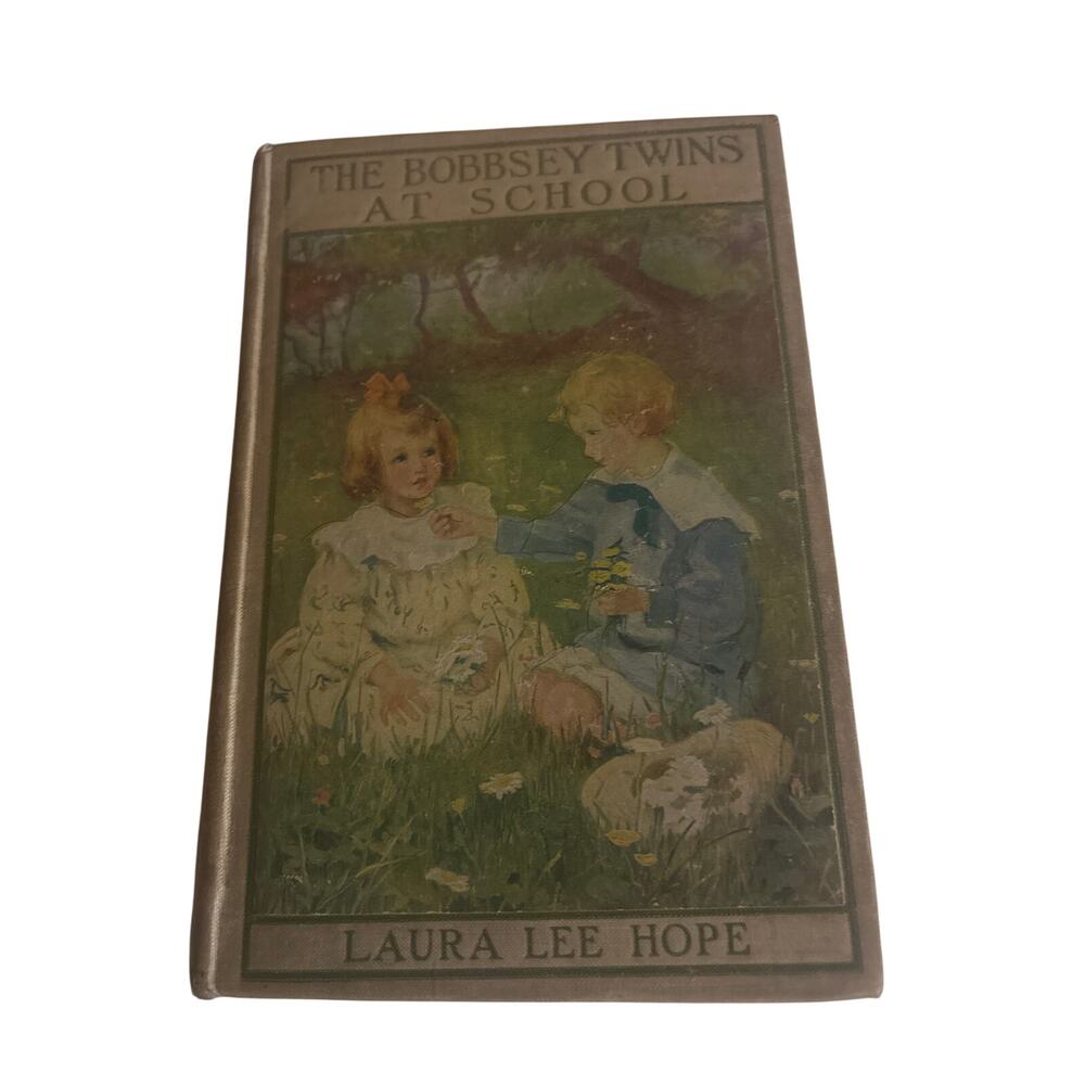 The Bobbsey Twins at School #4 Illustrated 1913 Story Grosset  & Dunlap Books